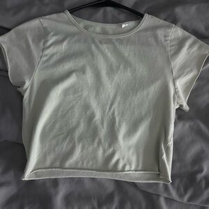 PacSun Sage Green Crop Top